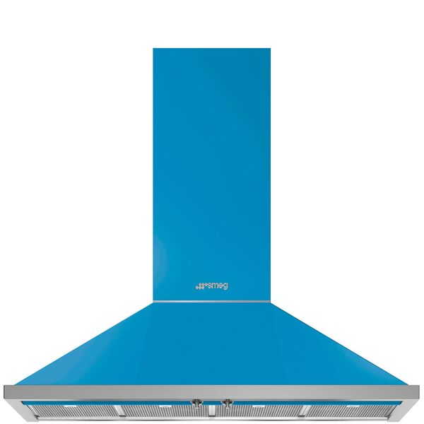 Smeg Hotte décorative murale Turquoise KPF12T