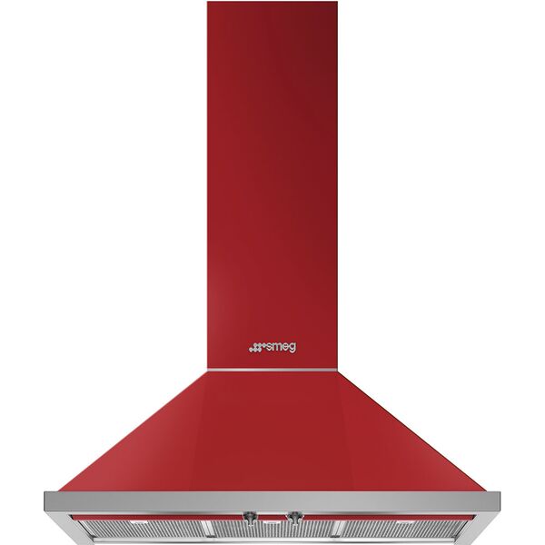 Smeg Hotte décorative murale Rouge KPF9RD