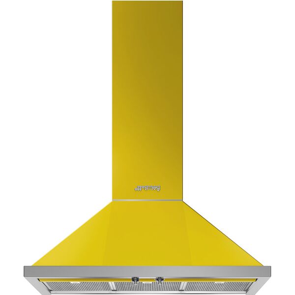 Smeg Hotte décorative murale Jaune KPF9YW