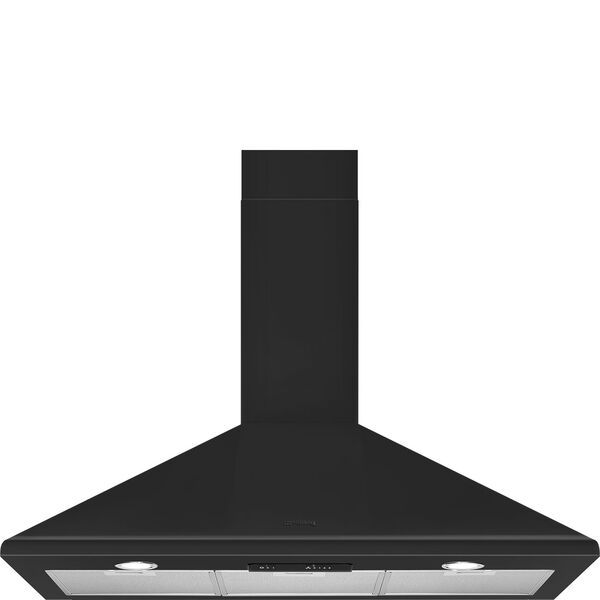 Smeg Hotte décorative murale Noir Mat KSED95MBL