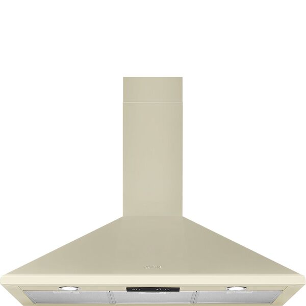 Smeg Hotte décorative murale Crème KSED95PE