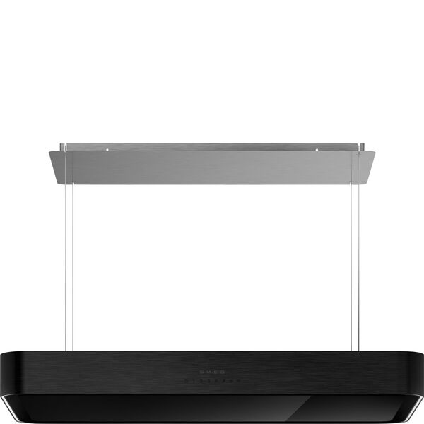 Smeg Hotte décorative îlot central Noir Mat KSLS10MB