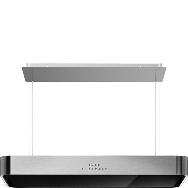 Smeg Hotte décorative îlot central Inox KSLS10X