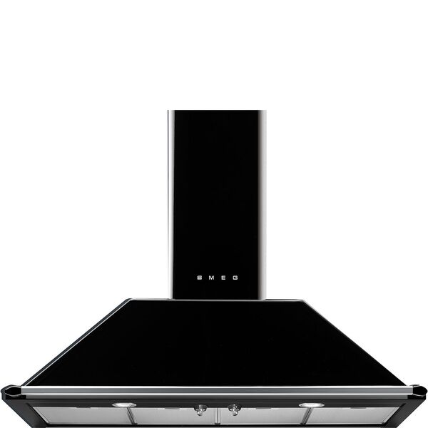 Smeg Hotte décorative murale Noir KT110BLE