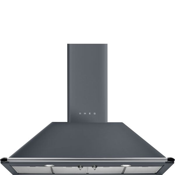 Smeg Hotte décorative murale Gris Ardoise KT110GRE
