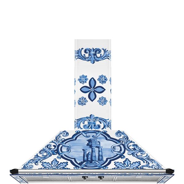 Smeg Hotte décorative murale Divina Cucina KT90DGME