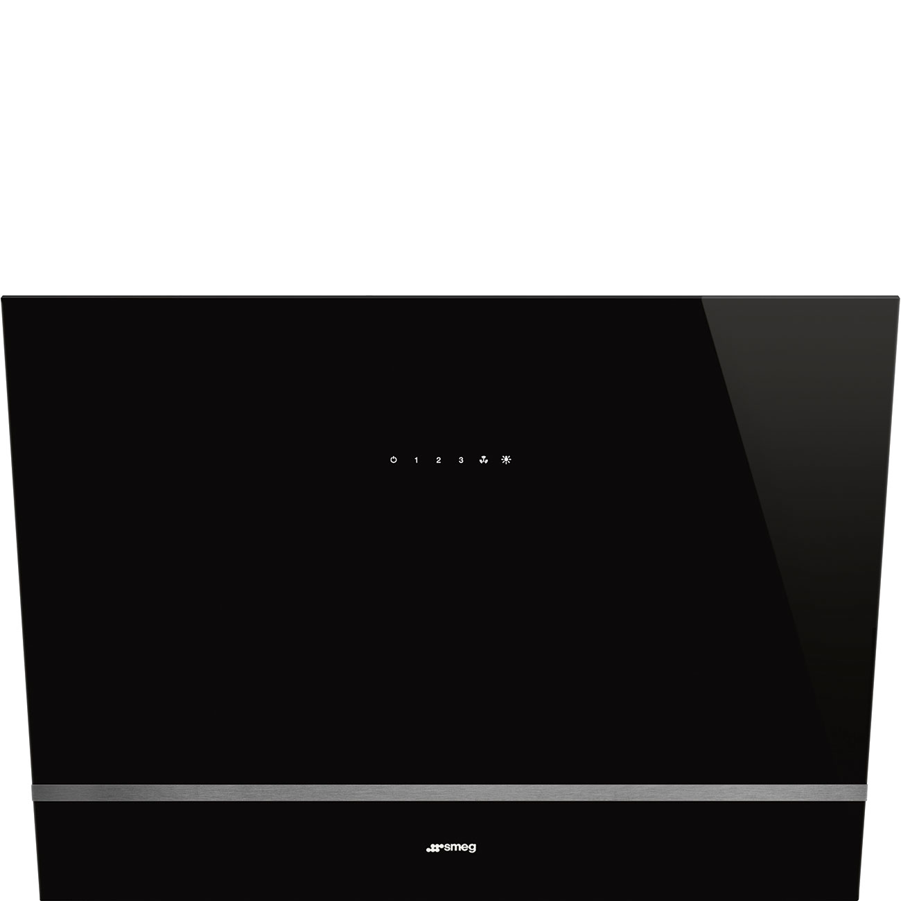 Smeg Hotte décorative murale Noir KV28N
