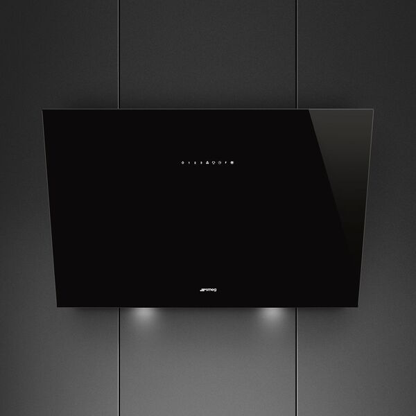 Smeg Hotte décorative murale Noir KV394N