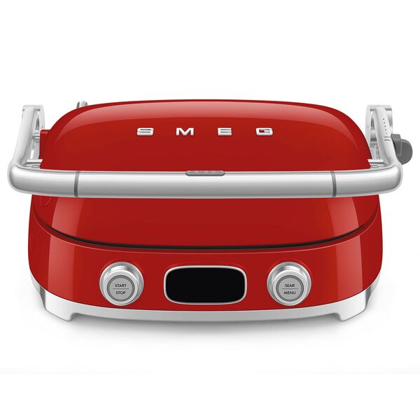 Smeg Gril multifonction Rouge MGF01RDEU