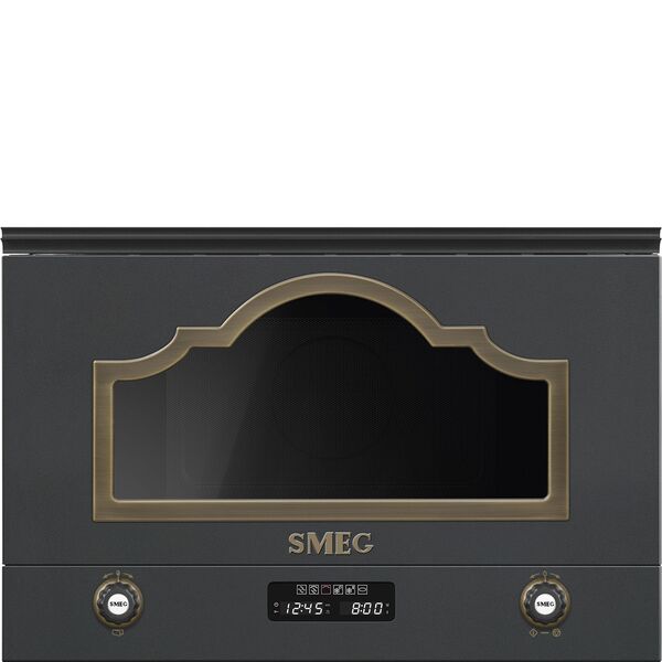 Smeg Micro-ondes Gril Anthracite MP722AO