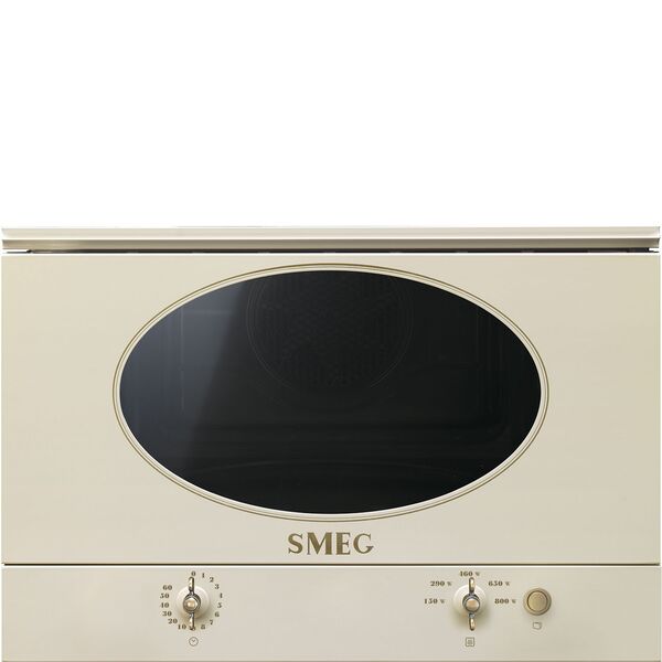 Smeg Micro-ondes Crème MP822NPO