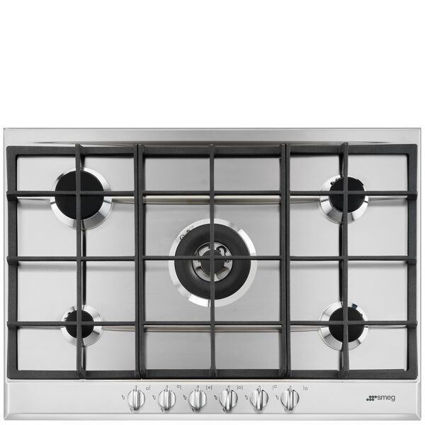 Smeg Plaque de cuisson 5 foyers Gaz P272XGH