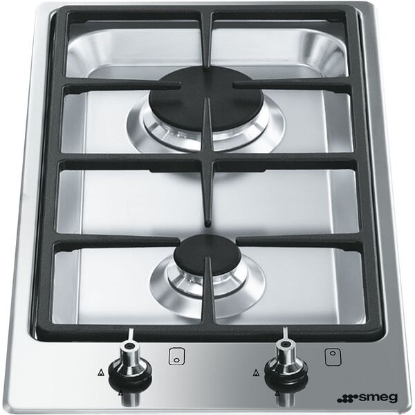 Smeg Plaque de cuisson 2 foyers Gaz PGF32G