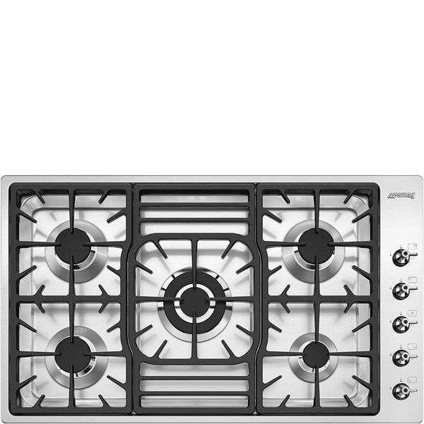 Smeg Plaque de cuisson 5 foyers Gaz PGF95-4