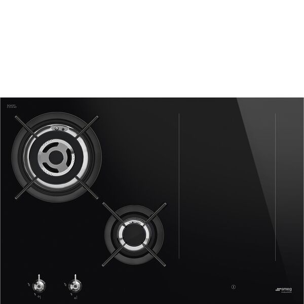 Smeg Plaque de cuisson 4 foyers Mixte PM3743D