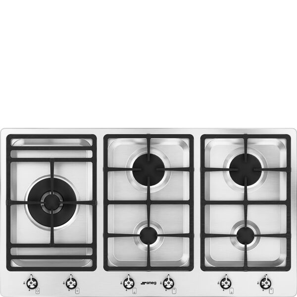 Smeg Plaque de cuisson 5 foyers Gaz PS9062