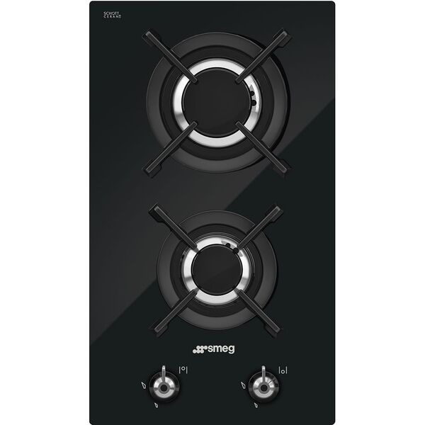 Smeg Plaque de cuisson 2 foyers Gaz PV332CN