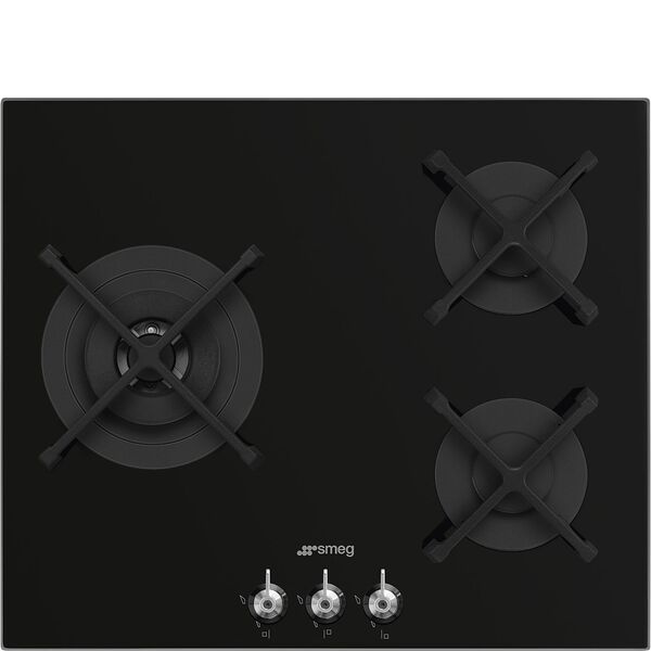 Smeg Plaque de cuisson 3 foyers Gaz PV363LN