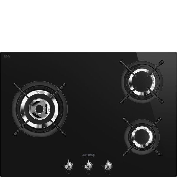 Smeg Plaque de cuisson 3 foyers Gaz PV373LCN