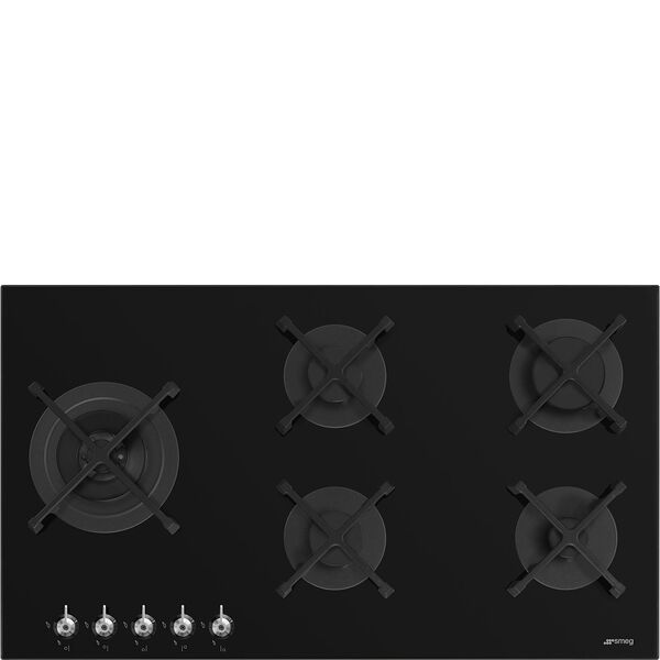 Smeg Plaque de cuisson 5 foyers Gaz PV395LN
