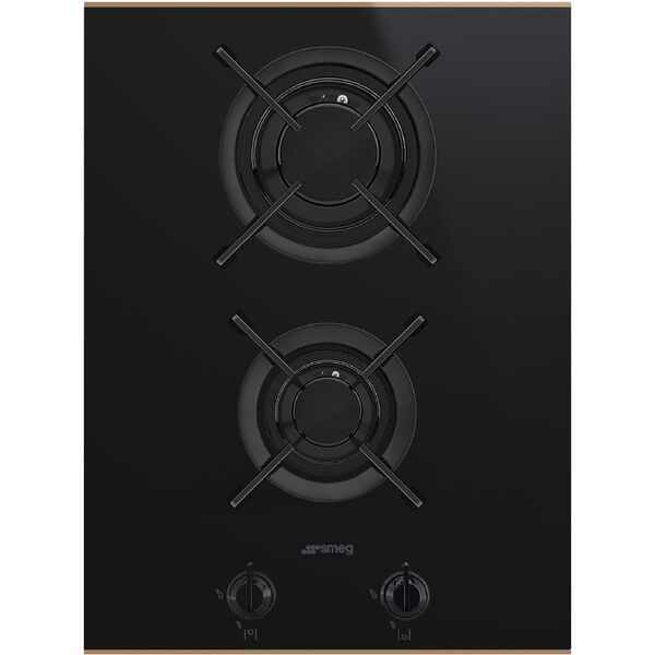 Smeg Plaque de cuisson 2 foyers Gaz PV632CNR