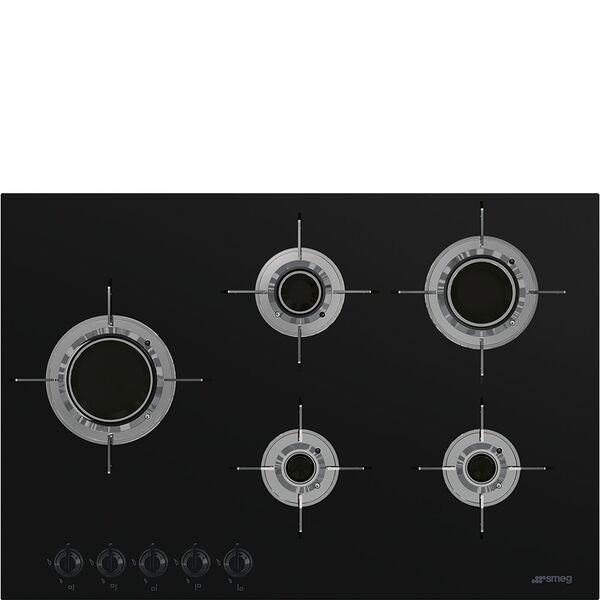 Smeg Plaque de cuisson 5 foyers Gaz PVL675LCN