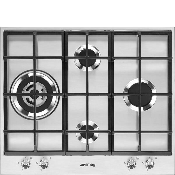 Smeg Plaque de cuisson 4 foyers Gaz PX164L