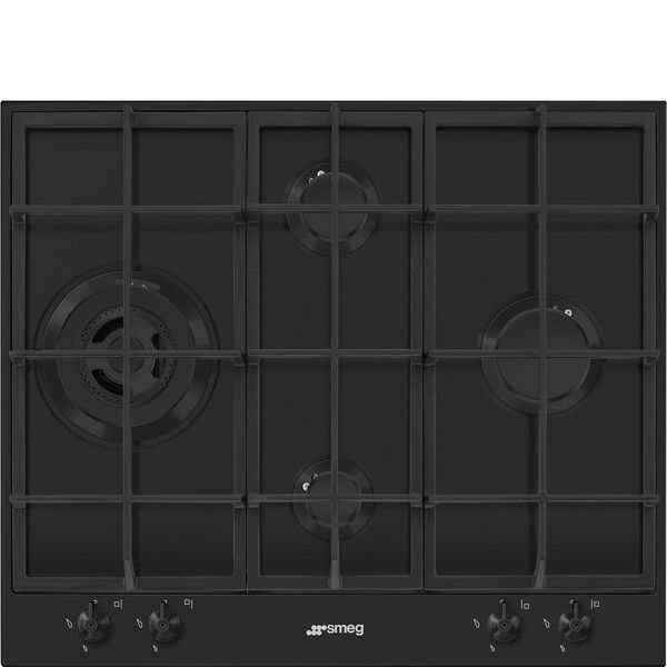 Smeg Plaque de cuisson 4 foyers Gaz PX364LMB