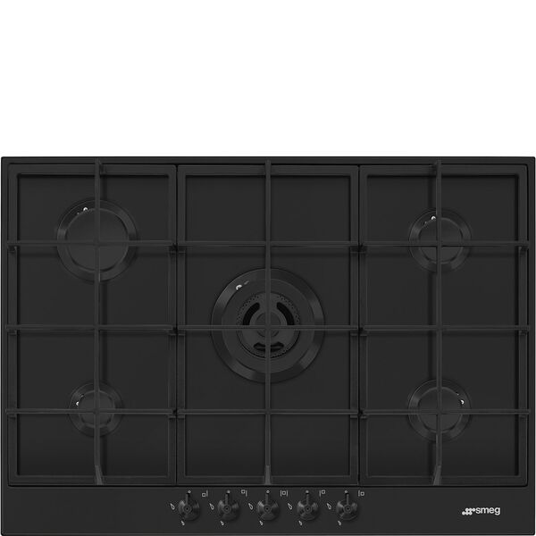 Smeg Plaque de cuisson 5 foyers Gaz PX375MB