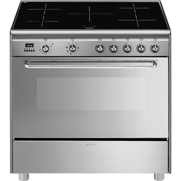 Smeg Piano de cuisson Induction 90x60 cm SCD90IMX9-1