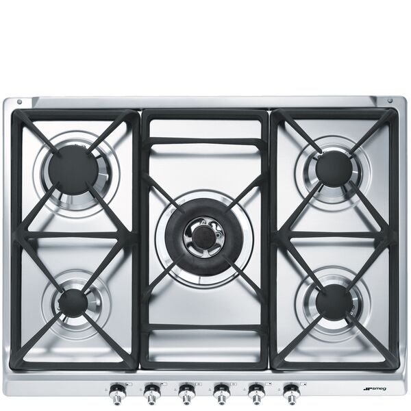 Smeg Plaque de cuisson 5 foyers Gaz SE70SGH-5