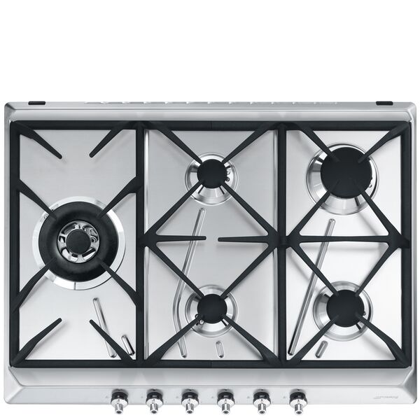 Smeg Plaque de cuisson 5 foyers Gaz SE775GH5