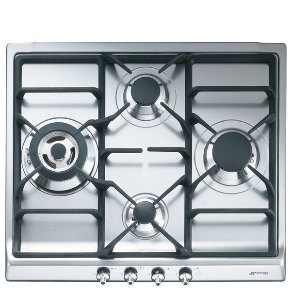 Smeg Plaque de cuisson 4 foyers Gaz SER60SGH3