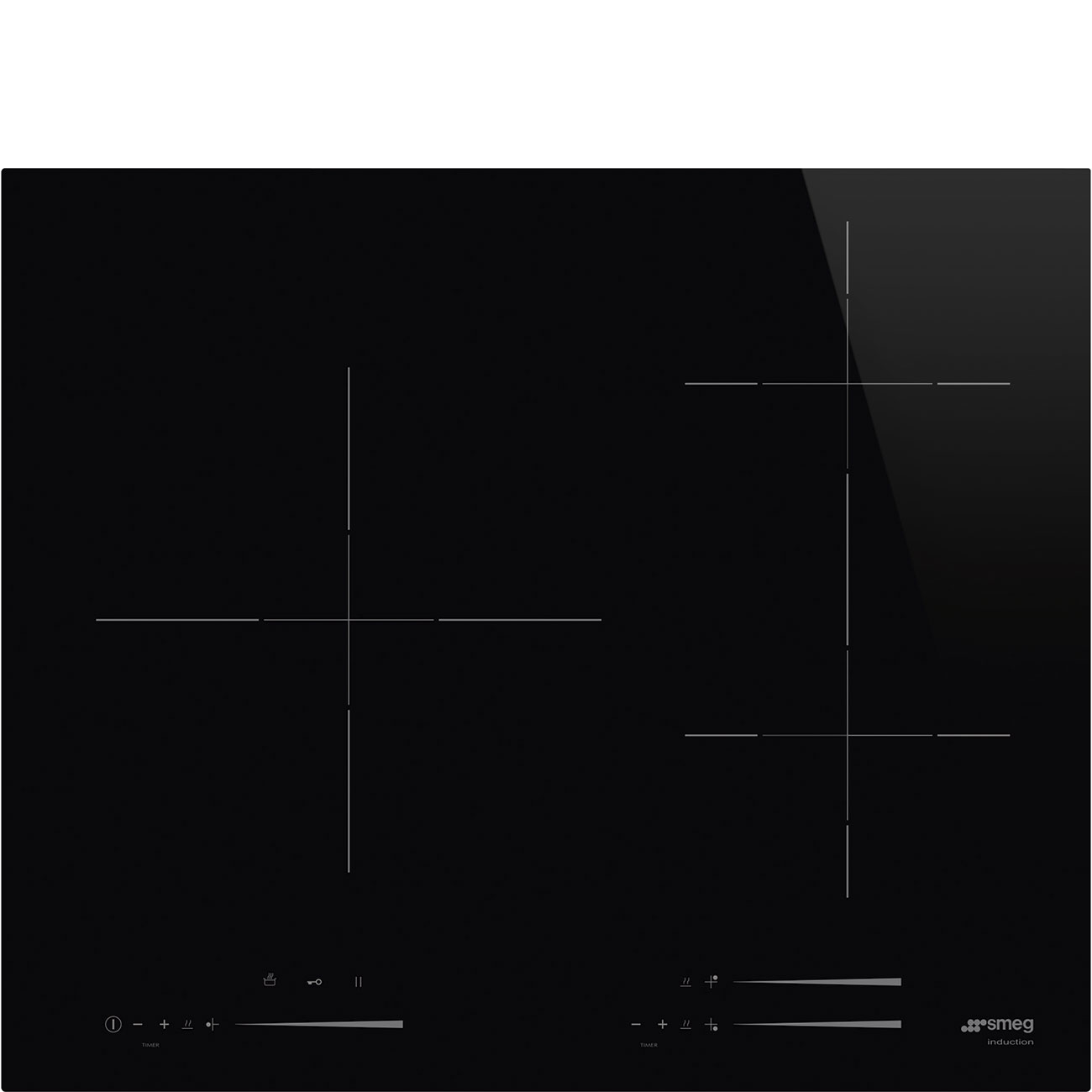 Smeg Plaque Induction 3 foyers SI1B2633D