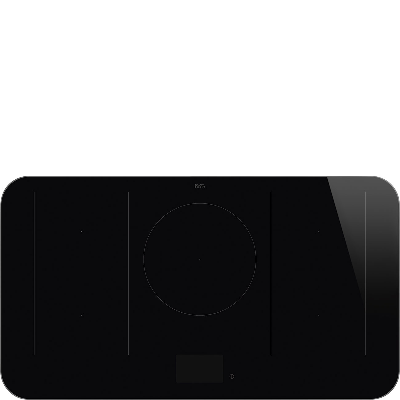 Smeg Plaque Induction 5 foyers SISL7955MB