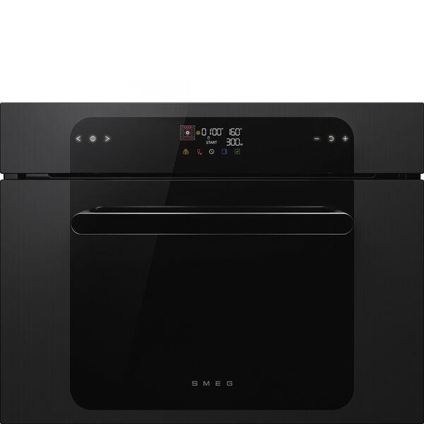 Smeg Four Compact 45 cm Noir Vapor Clean SO4202M1B