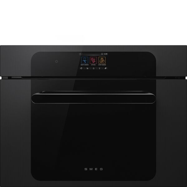 Smeg Four Compact 45 cm Noir Vapor Clean SO4204M2PB