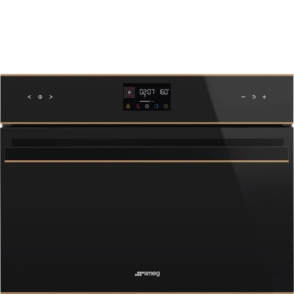 Smeg Four Compact 45 cm Noir Vapor Clean SO4602M1NR