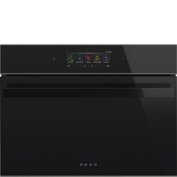Smeg Four Compact 45 cm Noir Vapor Clean SO4606WS4PTI