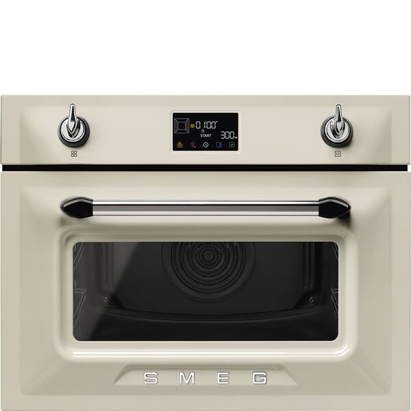 Smeg Four Compact 45 cm Crème Vapor Clean SO4902M1P