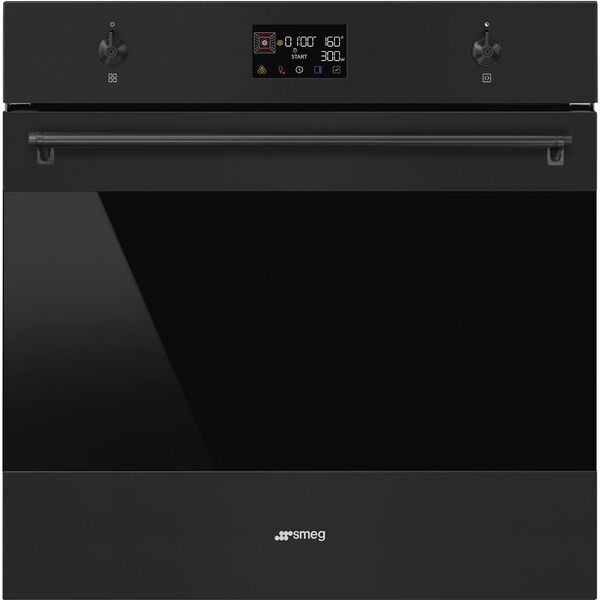Smeg Four 60 cm Noir Mat Vapor Clean SO6302M2N