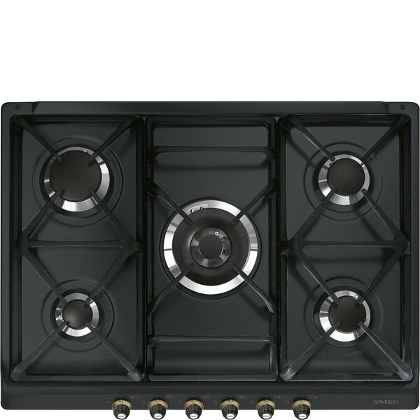 Smeg Plaque de cuisson 5 foyers Gaz SR775AO