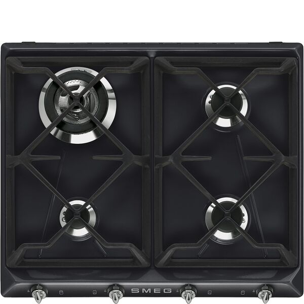 Smeg Plaque de cuisson 4 foyers Gaz SR964NGH