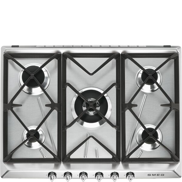 Smeg Plaque de cuisson 5 foyers Gaz SR975XGH