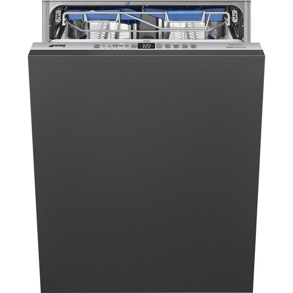Smeg Lave-vaisselle Tout intégrable Gris métal ST323PM