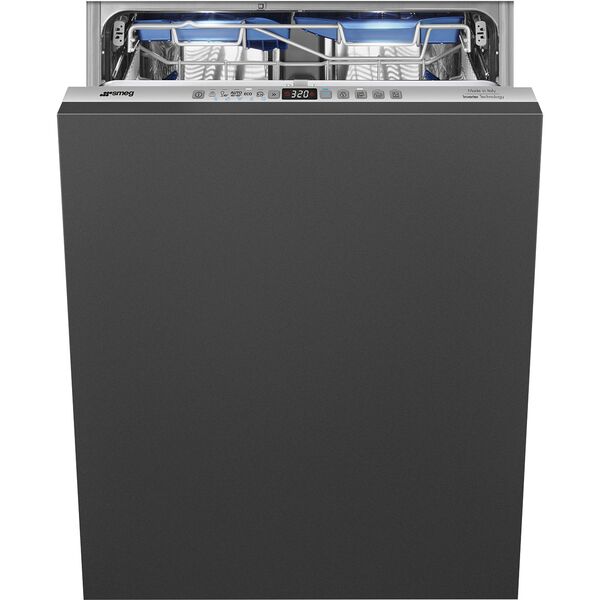 Smeg Lave-vaisselle Tout intégrable Gris métal ST323PT