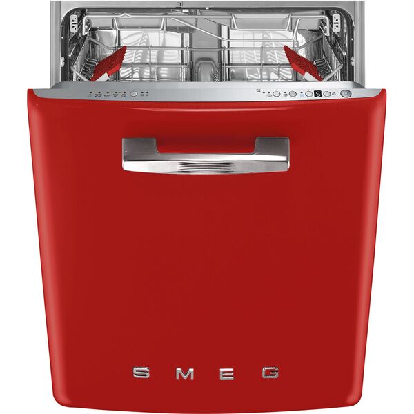 Smeg Lave-vaisselle Intégrable sous-plan Rouge STFABRD3