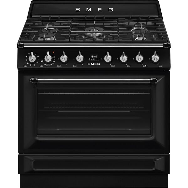 Smeg Piano de cuisson Gaz 90x60 cm TR90GMBL