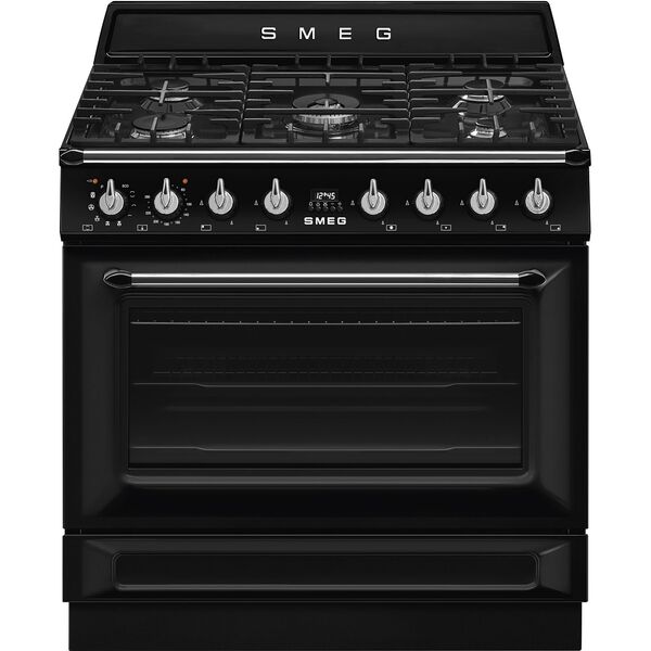 Smeg Piano de cuisson Gaz 90x60 cm TR90GPBL