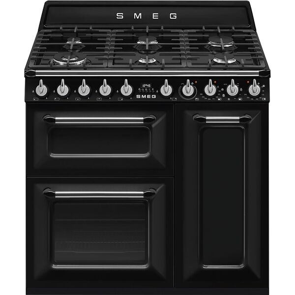 Smeg Piano de cuisson Gaz 90x60 cm TR93BL